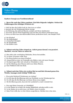 Saubere Energie aus Norddeutschland