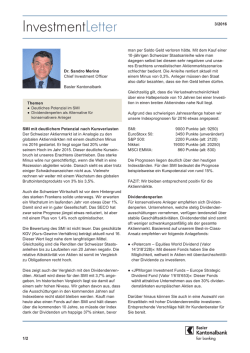 InvestmentLetter - Basler Kantonalbank