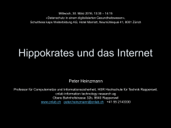 Hippokrates und das Internet