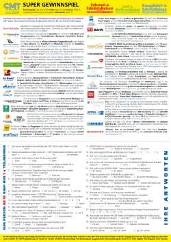 super gewinnspiel - Messe Stuttgart