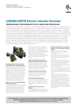 LI3608/LI3678 Extrem robuster Scanner