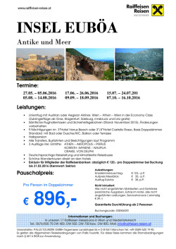Insel Eub&ouml;a &ndash; Antike und Meer
