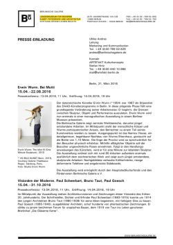 Pressemitteilung und Akkreditierungsformular