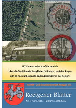Heft - Heimat- und Geschichtsverein Roetgen