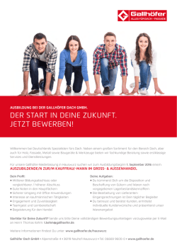Kauffrau/-mann im Groß- & Außenhandel