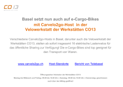 Basel setzt nun auch auf e-Cargo-Bikes mit