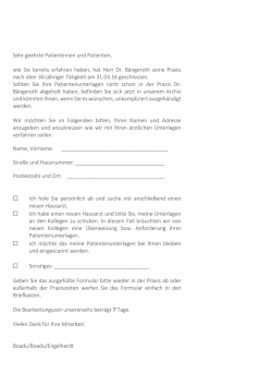 ein Formular