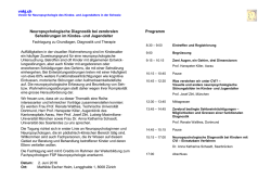 Fachtagung Neuropsych Diagnostik bei CVIm