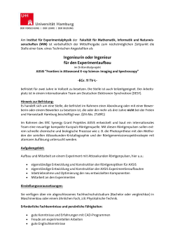 "AXSIS" (606/2) (PDF - Universität Hamburg