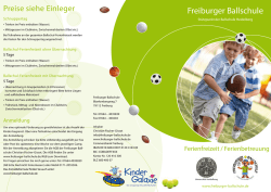 Hier - Freiburger Ballschule
