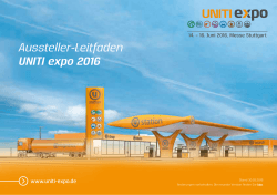 Aussteller-Leitfaden UNITI expo 2016