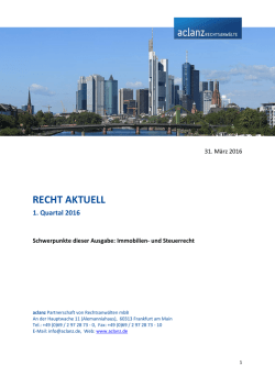 recht aktuell