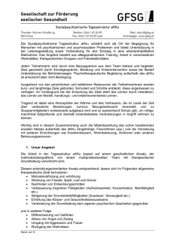 Die Sozialpsychiatrische Tagesstruktur aKKu versteht sich als Ort