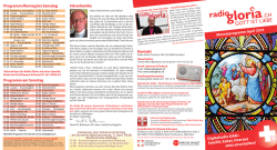 Programm Montag bis Samstag Programm am