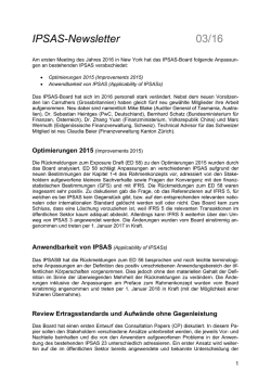 IPSAS-Newsletter 03/16