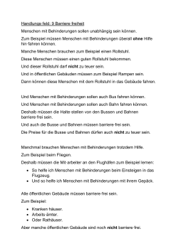 Barrierefreiheit - Landesportal Schleswig Holstein
