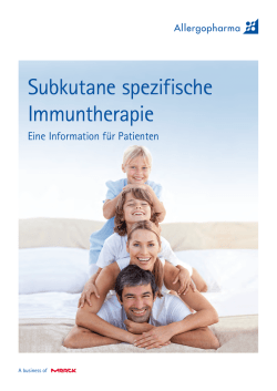 Subkutane spezifische Immuntherapie