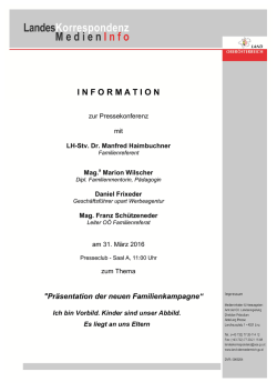 Information zur Pressekonferenz 664,20 KB