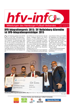 HFV-Info Nr. 13-2016