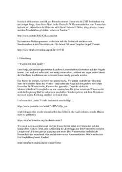 Newsletter - von Strafrecht
