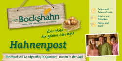 Hahnenpost - Bockshahn