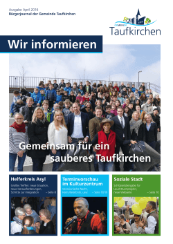 zur Ausgabe April 2016 - Gemeinde Taufkirchen