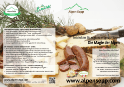 Die Magie der Alpen