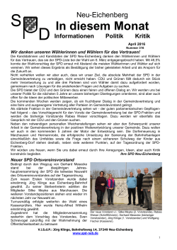 Ausgabe April 2016 - SPD Neu