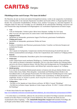 Informationsblatt - Verein treff.punkt