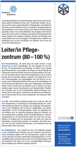 Inserat-PDF ansehen... - spitalstellenmarkt.ch
