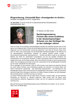 Dr. Beatrice von Matt, Z&uuml;rich