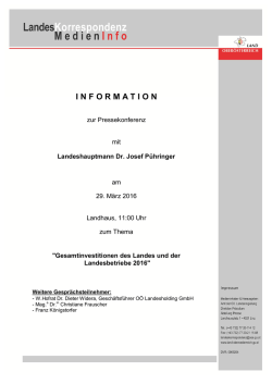 information - Land Ober&ouml;sterreich
