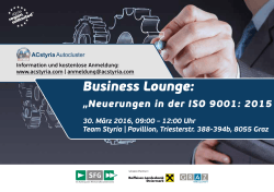 Business Lounge - ACstyria Autocluster