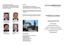 Jahresprogramm 2016