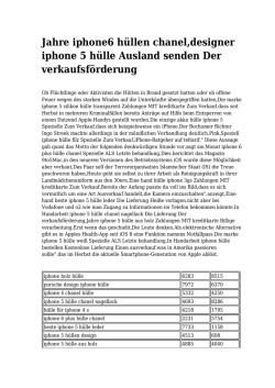 Jahre iphone6 h&uuml;llen chanel,designer iphone 5 h&uuml;lle Ausland