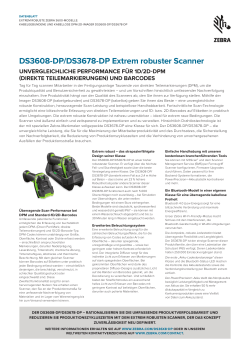 DS3608-DP/DS3678-DP Extrem robuster Scanner