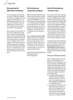 KVB INFOS Ausgabe 3.2016 - Kassenärztliche Vereinigung Bayerns