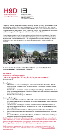 Grundlagen des Wirtschaftsingenieurwesens