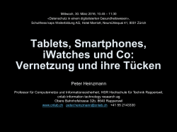 Tablets, Smartphones, iWatches