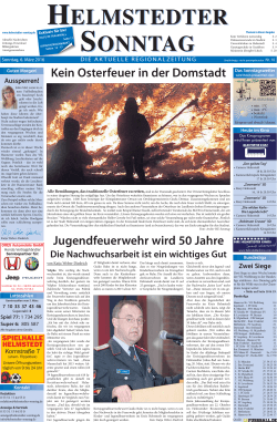 Jetzt herunterladen - Helmstedter Sonntag