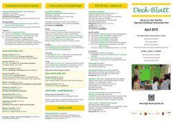 Deck-Blatt - High-Deck
