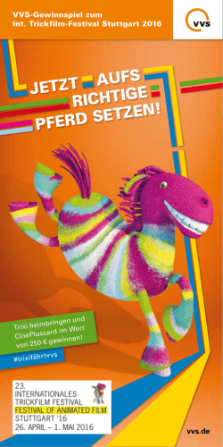 JeTzT auFS rIchTIGe PFerd SeTzen!
