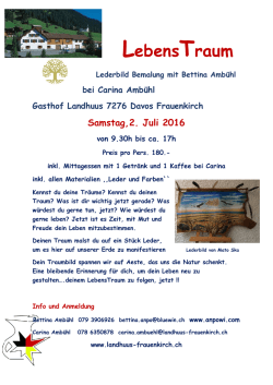 Infos - Landhuus Frauenkirch