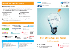 Best of Startups der Region