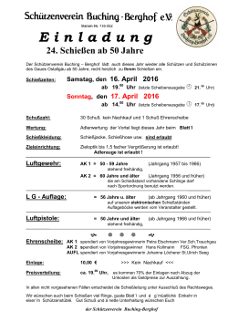 E inladung - SV Buching