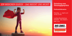ein bisschen gleich &ndash; das reicht uns nicht!