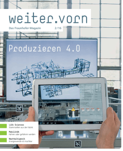 Produzieren 4.0 - Fraunhofer