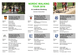 nordic walking tour 2016