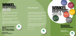 Flyer Winkel Hopping 2016 - Oestrich