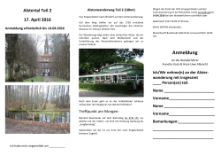 Anmeldung - TSV Buxtehude Altkloster